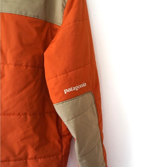 Patagonia Rubicon Rider Insulated Jacket Men’s Size M Orange Beige Recco - Picture 4 of 14